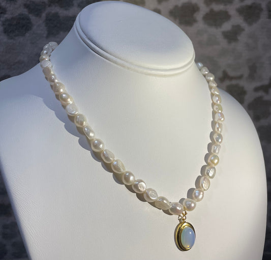 Moonstone Freshwater Pearl