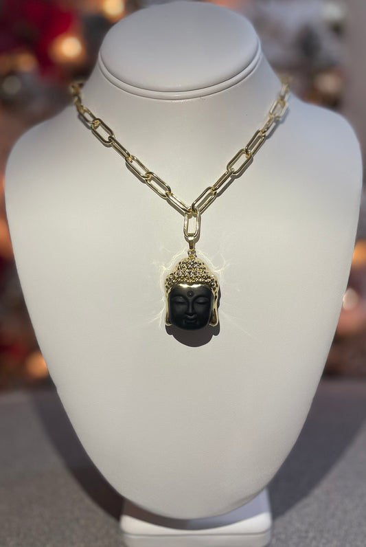 Jade Amitabha Buddha (Black)