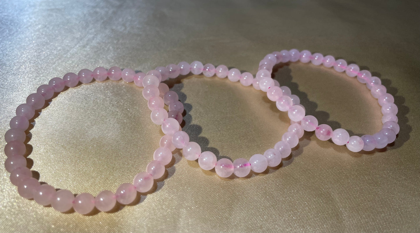 Rose Quartz Winding Heart