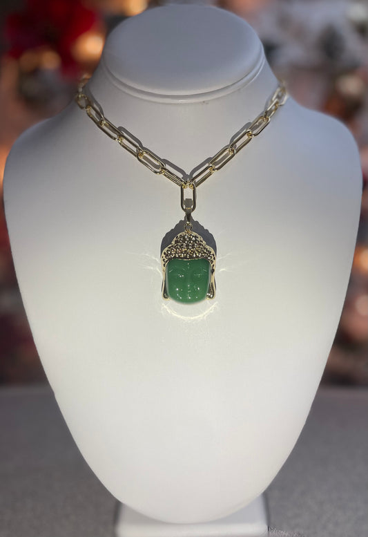 Jade Amitabha Buddha (Green)
