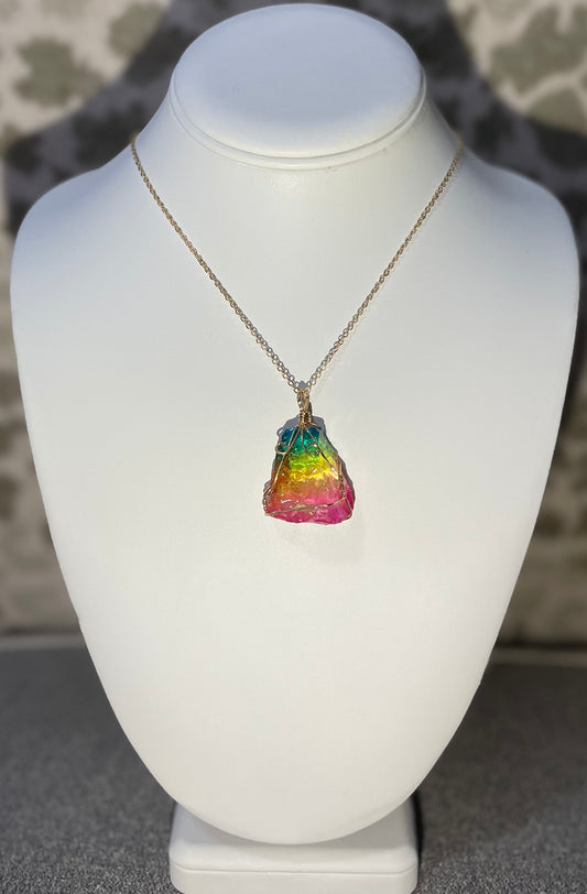 Rainbow Quartz Pendant